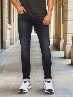 Lee - Men'S Black Bruce Skinny Fit Mid Rise Jeans