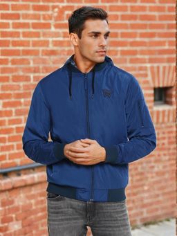 Wrangler - Blue Camouflage Regular Fit Jacket