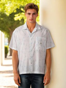 Wrangler - Men Printed White Shirt Resort