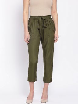 Oxolloxo - Olive Solid Inspires Drawstring Pant