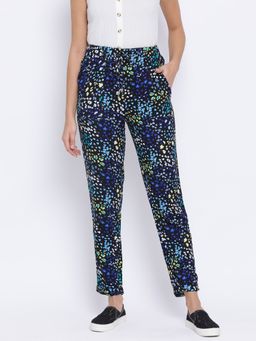 Oxolloxo - Multi-Color Blossom Printed Drawstring Pant