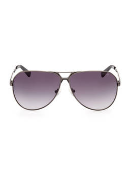 Guess - Men Full UV Protected Gradient Grey Lens Pilot Sunglasses (61)
