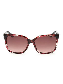 Guess - Women Full UV Protected Gradient Brown Lens Square Sunglasses (57)