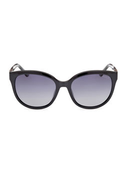 Guess - Women Full UV Protected Gradient Grey Lens Round Sunglasses (56)