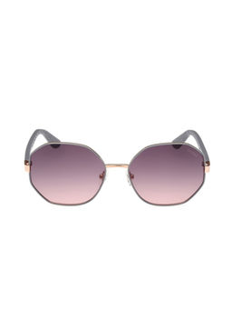 Guess - Women Full UV Protected Gradient Grey Lens Irregular Sunglasses (58)