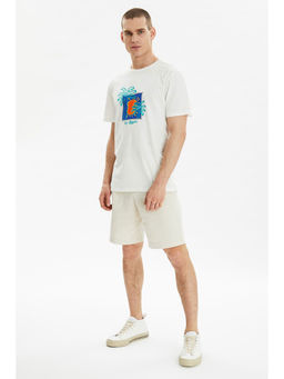 Trendyol - Man Off White T-Shirt