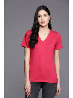 PINKSKY - Womens Cotton Pink T-Shirt