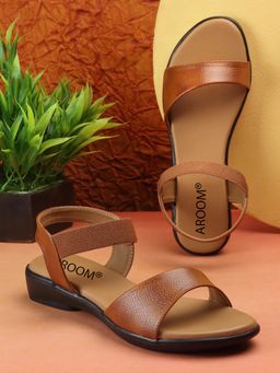 Aroom - Women Stylish Tan Sandals