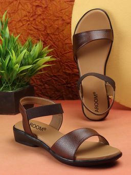 Aroom - Elegant Women Brown Comfort Sandals