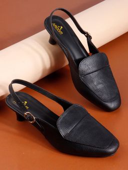 Aroom - Women Black Elegant Sandal Heels