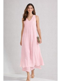 SUTRA CLOTHING - Pink Cotton Solid Kurta with Palazzo