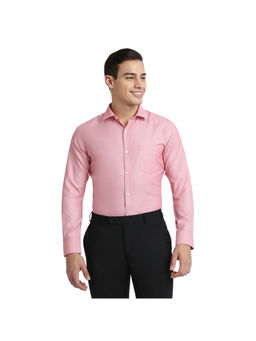 Park Avenue - Slim Fit Solid Dark Pink Shirt