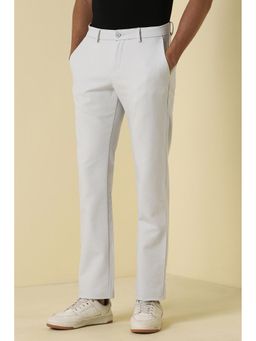 Allen Solly - Grey Casual Textured Trousers