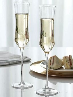 Melbify - Tube Wine Glasses 160ml (Pack of 2)