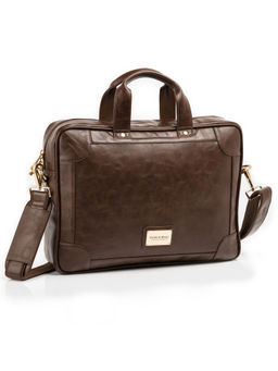 Smith & Blake - Laptop Bag Brown Leatherettetexas