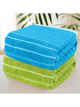 Story@Home - Cotton 400 Gsm Bath Towel Set (Pack Of 2)