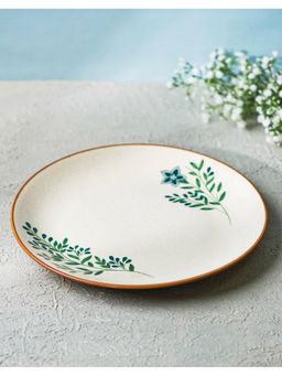 Fabindia - Brown Jasmine Ceramic Dinner Plate
