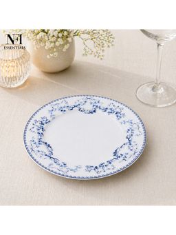 NFI Essentials - 8 Inch Ceramic Floral Design Serving Plate