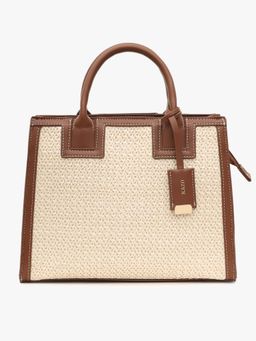 Kazo - Raffia Satchel Bag with Detachable Strap