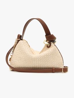 Kazo - Raffia Sling Bag with Detachable Strap