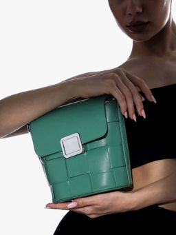 Haute Sauce - Women Basket Hand Bag with Detachable Strap