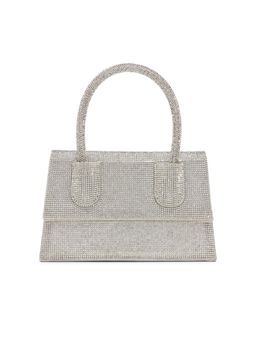 Call It Spring - Titania Women Silver Top Sling Bag with Detachable Strap