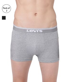 Levi's - Men Premium Cotton Stretch 200 Sf Solid Neo Trunk (pack Of 2) Multi-Color