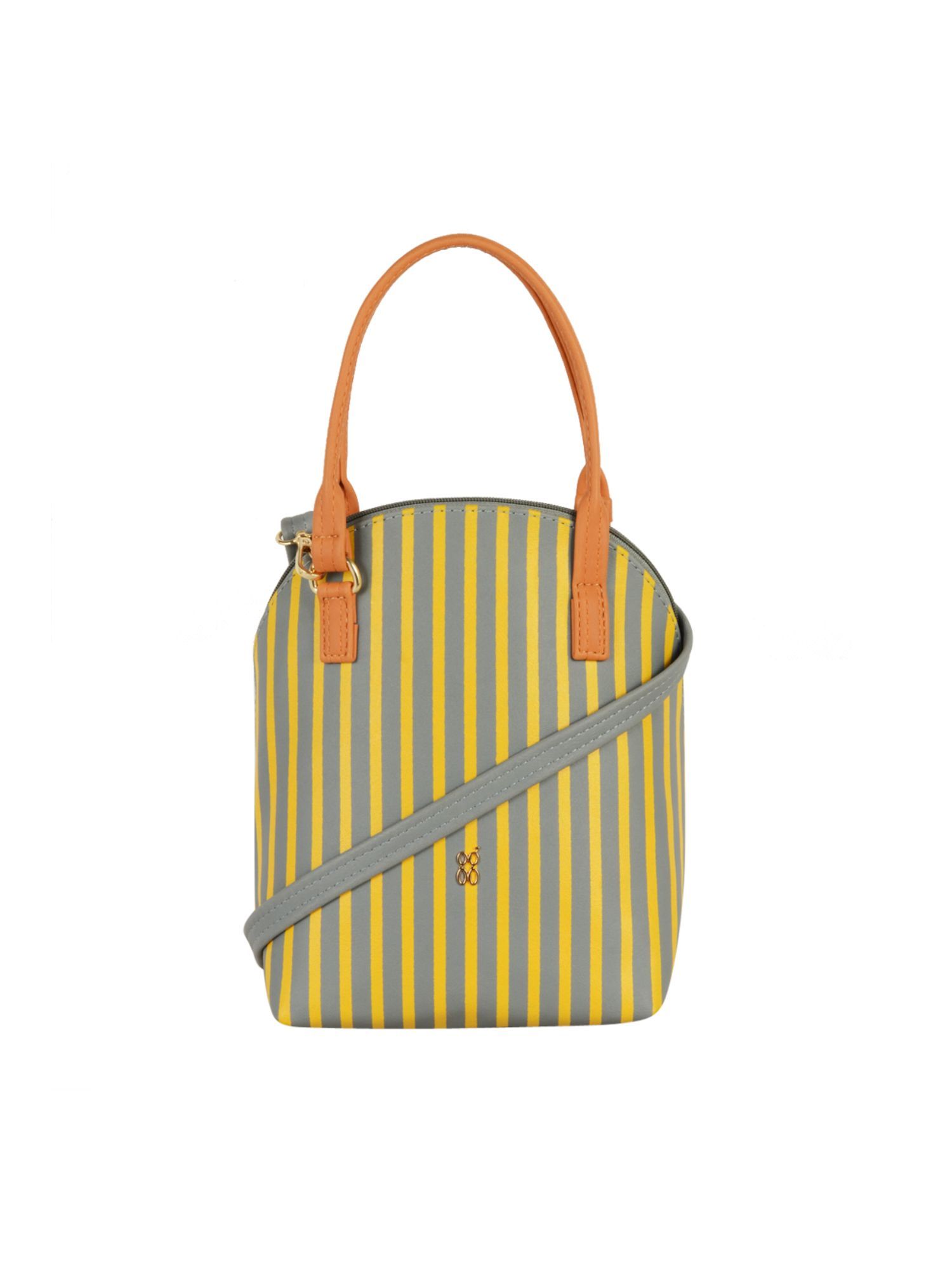 Striped handbags online clearance