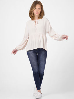 ONLY - Women Solid Pink Top