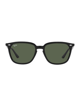 Ray-Ban - Black Sunglasses(0RB4362|Square |Black Frame|Green Lens |55 mm )