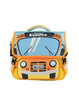 Smily Kiddos - Unisex Yellow Preschool Bus Theme Backpack (4-7 Years)