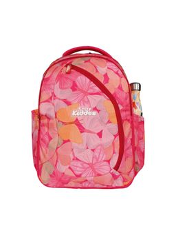 Smily Kiddos - Unisex Red Bella Floral Backpack (9-10 Years)