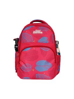 Smily Kiddos - Unisex Red Rio Leaf Printed Backpack (9-10 Years)