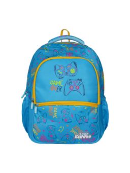 Smily Kiddos - Unisex Sky Blue Printed Sonic Backpack (9-10 Years)