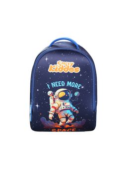 Smily Kiddos - Unisex Navy Blue Galactic Adventure Neoprene Preschool Backpack (4-7 Years)