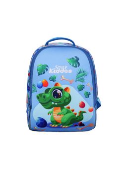 Smily Kiddos - Unisex Blue Fun Dino Neoprene Preschool Backpack (5-8 Years)