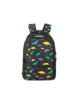 Smily Kiddos - Unisex Black Rage Dino Adventure School Backpack (4-9 Years)