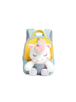 Smily Kiddos - Unisex Multi-Color Unicorn Plush Toy Backpack (4-16 Years)