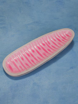 IREKA HOMES - Enamel Pretty in Pink Mango Wood Serving Plate