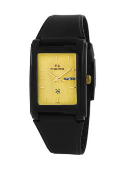 PA Maxima - Aqua Analog Watch for Men in Gold Dial Color