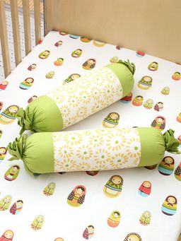 House This - The Little Babushkas Bolster with Cover-Yellow