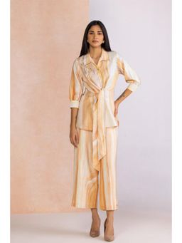 Kaveri - Agate Orange Tie Top