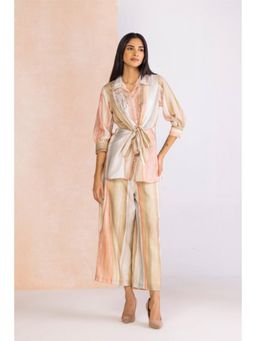 Kaveri - Agate Tie Brown Top