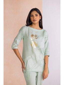 Kaveri - Aurora Mona Blue Top