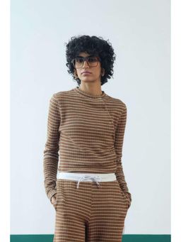Muvazo - Brown Lit - Fit Top