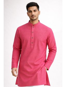 TATTVA - Pink Tribal Thread Work Kurta