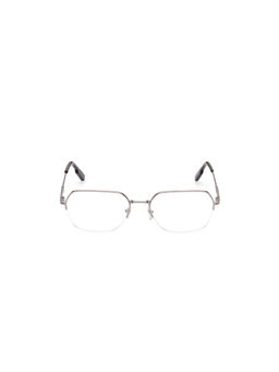 Ermenegildo Zegna - Men Regular Silver Irregular Frames - EZ5226 55 015 (55)