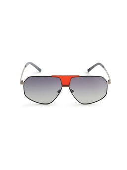 Opium Eyewear - Men Polarised & UV Protected Grey Square Sunglasses - 10132 (60)