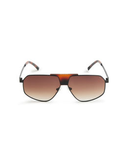 Opium Eyewear - Men UV Protected Brown Square Sunglasses - 10132 (60)