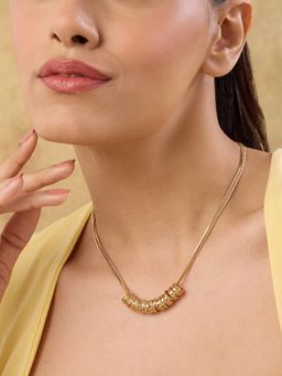 Indinoor - Gold Plage Everyday Necklace